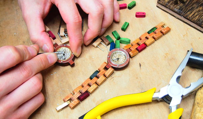 オリジナル木製腕時計製作コース